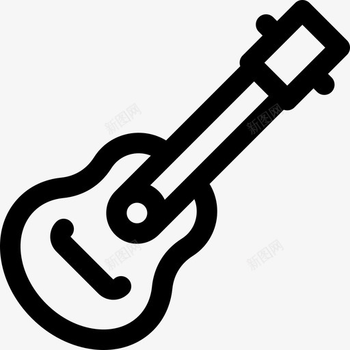 吉他秘鲁12线性svg_新图网 https://ixintu.com 吉他 秘鲁 线性