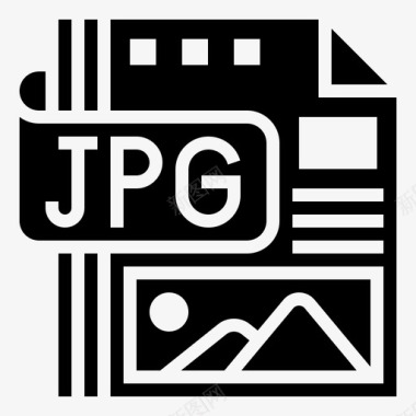 jpg文件压缩图像图标