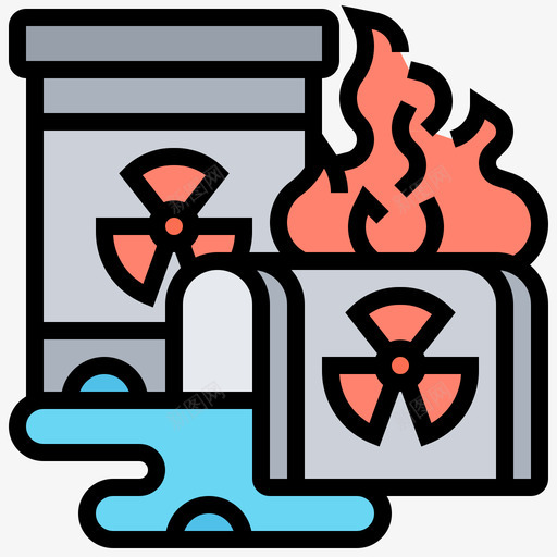 有害生物化学25线性颜色svg_新图网 https://ixintu.com 有害 生物化学 线性 颜色