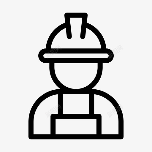 工人头像建筑工人svg_新图网 https://ixintu.com 工人 建筑 建筑工 头像 工程师 施工 字形
