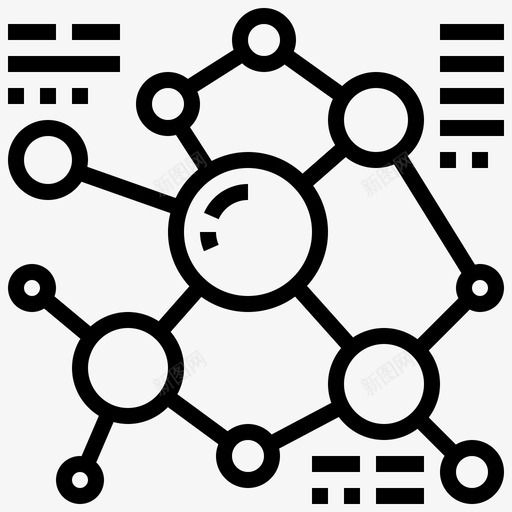 分子结构生物化学27线性svg_新图网 https://ixintu.com 分子结构 生物化学 线性