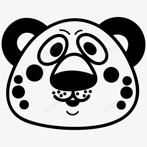 可爱熊猫动物可爱熊猫熊猫熊svg_新图网 https://ixintu.com 熊猫 可爱 动物 熊猫熊 猫熊 卡通 画图 野生动物 一套 雕文 载体