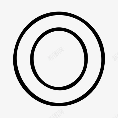 盘子圆圈晚餐图标