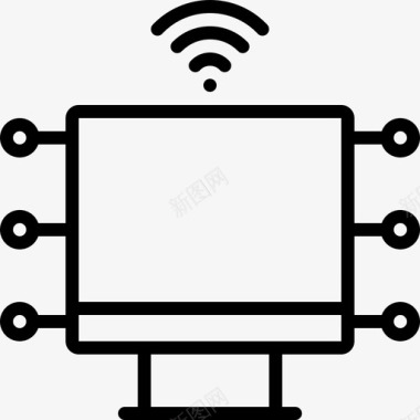 计算机技术wifi热点internet图标