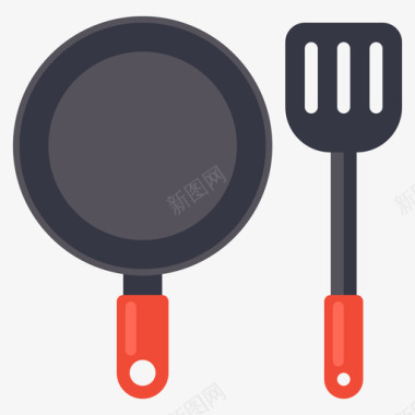 烹饪工具美食家1平面图标