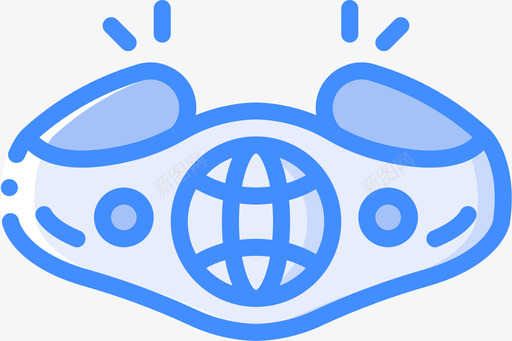 腰带拳击17蓝色svg_新图网 https://ixintu.com 腰带 拳击 蓝色