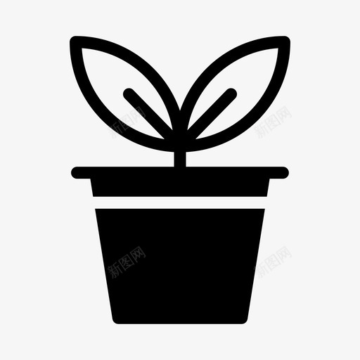 叶植物生长绿色叶svg_新图网 https://ixintu.com 叶植物 植物 生长 绿色 自然 教育 学校 字形