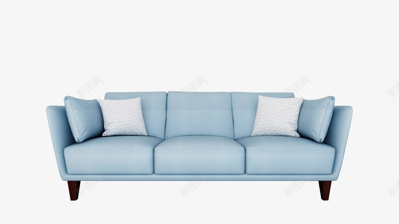 蓝色沙发免扣家具png免抠素材_新图网 https://ixintu.com 蓝色 沙发 免扣 家具