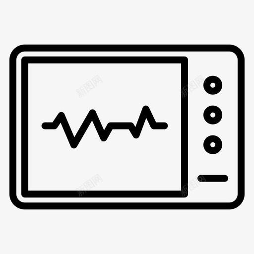 EKG74线性医院svg_新图网 https://ixintu.com EKG 线性 医院