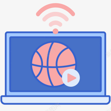 在线游戏篮球59线颜色图标