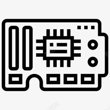 电子元器件图标