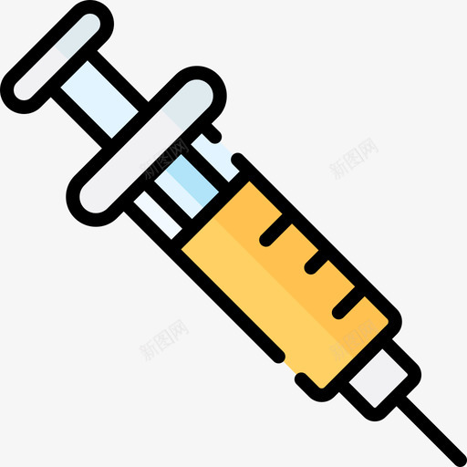 注射器实验室69线性颜色svg_新图网 https://ixintu.com 注射器 实验室 线性 颜色