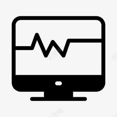 液晶屏跳动显示脉冲图标