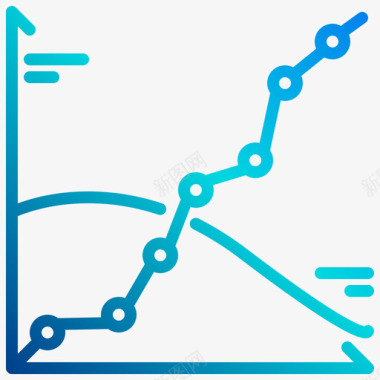 图表数据分析26线性梯度图标
