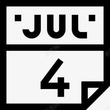 7月4日49年7月4日直系图标