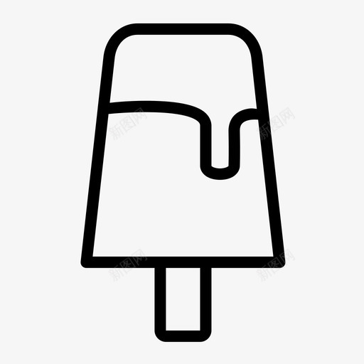冰淇淋饮料食品svg_新图网 https://ixintu.com 饮料 冰淇淋 食品 概述