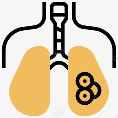 肺癌戒烟39黄影图标