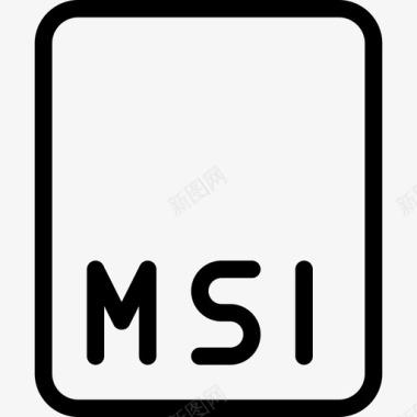 Msi文件web应用程序编码文件3线性图标