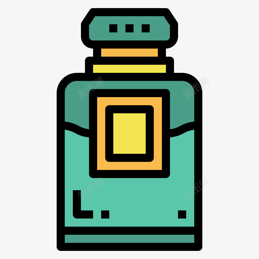香水化妆品17线性颜色svg_新图网 https://ixintu.com 香水 化妆品 线性 颜色