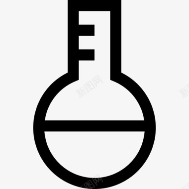 烧瓶实验室90线性图标