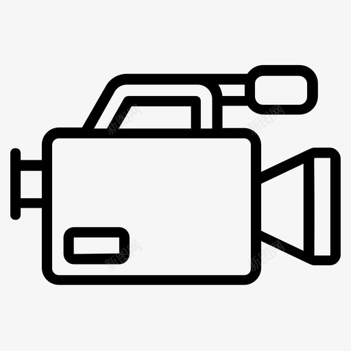摄像机电影摄影电影摄影机svg_新图网 https://ixintu.com 摄像机 电影 摄影 摄影机 复古 相机 音乐 多媒体 线路 图标