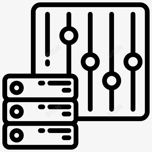 控制面板网络托管84线性svg_新图网 https://ixintu.com 控制面板 网络 托管 线性