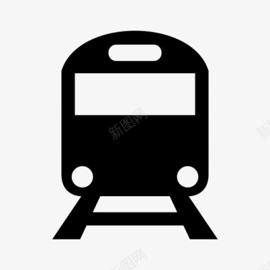 火车轻轨地铁图标