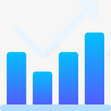 柱状图商业536梯度图标