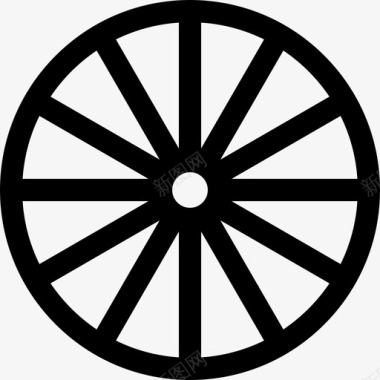 车轮自行车赛17直线型图标