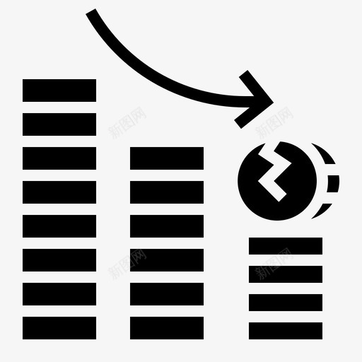 衰退危机经济svg_新图网 https://ixintu.com 衰退 经济 危机 金融 老龄化 社会