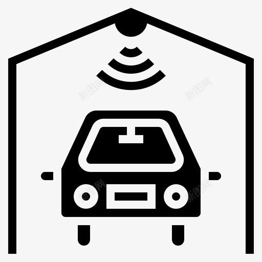 智能停车汽车物联网svg_新图网 https://ixintu.com 智能 停车 联网 汽车
