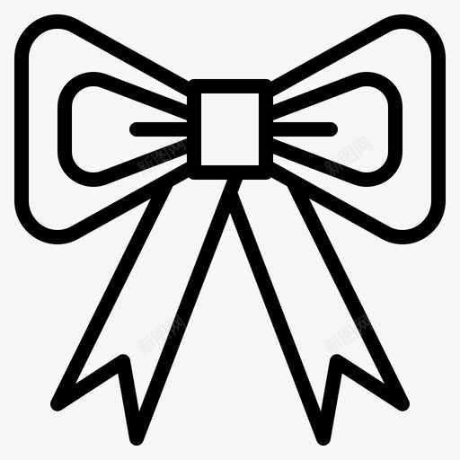 弓生日133轮廓svg_新图网 https://ixintu.com 生日 轮廓