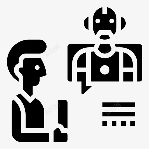 会话型人工智能助理svg_新图网 https://ixintu.com 会话型 人工智能 助理 聊天 机器人 智能 数字 经济