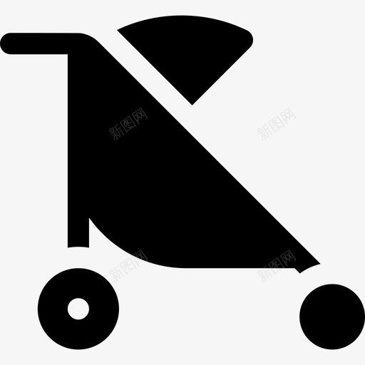 婴儿车家庭69填充svg_新图网 https://ixintu.com 婴儿车 家庭 填充