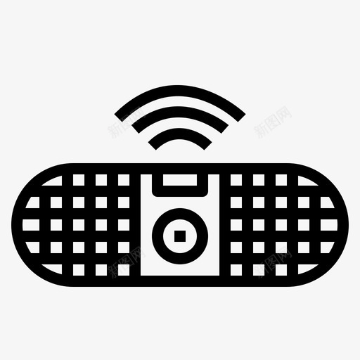 扬声器收音机15线性svg_新图网 https://ixintu.com 扬声器 收音机 线性