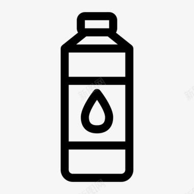 水饮料饮料瓶子图标