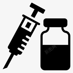 疫苗瓶带瓶注射注射静脉注射高清图片