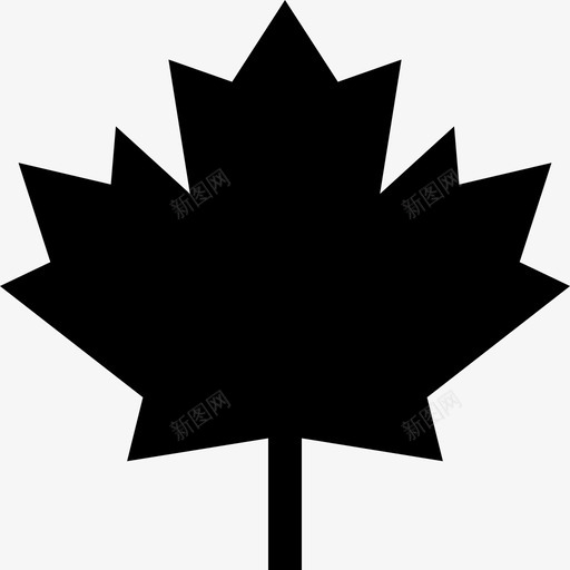 加拿大枫树28填充svg_新图网 https://ixintu.com 加拿大 枫树 填充