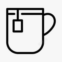 茶包杯茶包杯休息咖啡高清图片