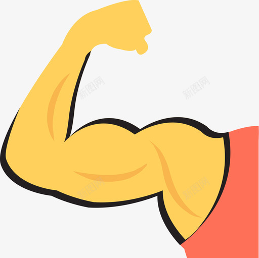 Fitness健康svg_新图网 https://ixintu.com Fitness 健康 填充 扁平 多色 简约 精美