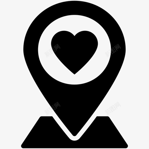 爱的位置地理位置gpssvg_新图网 https://ixintu.com 爱的 位置 地理位置 gps 方向 地方 地图 导航 字形 图标