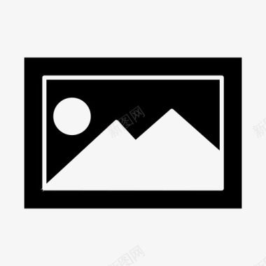 相框图片风景图标