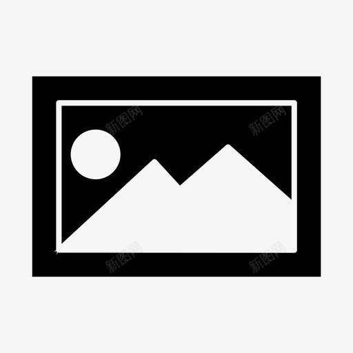 相框图片风景svg_新图网 https://ixintu.com 相框 图片 风景 视图 办公 应用程序 字形