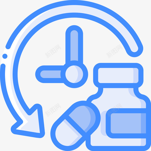 维生素饮食和健身5蓝色svg_新图网 https://ixintu.com 维生素 饮食 健身 蓝色