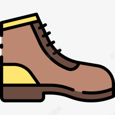 靴子第17季春季线性颜色图标
