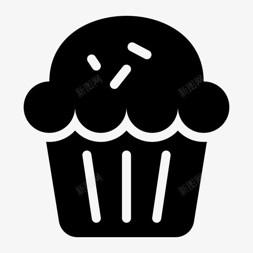 松饼美味甜点svg_新图网 https://ixintu.com 松饼 美味 甜点 馅饼 甜食 食物 字形