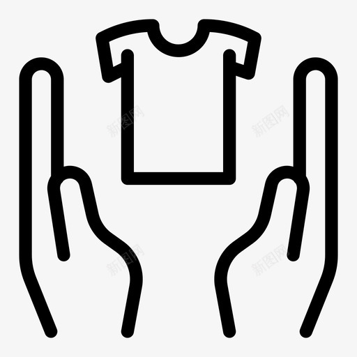 衬衫安全布料洗衣svg_新图网 https://ixintu.com 衬衫 安全 洗衣 布料 防护 标志
