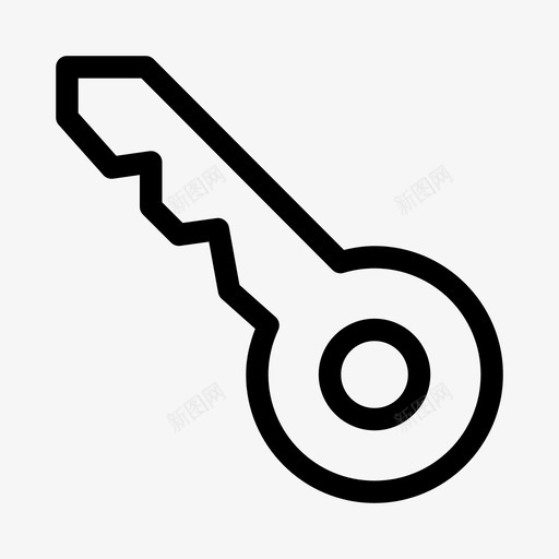 访问密钥门锁svg_新图网 https://ixintu.com 访问 密钥 安全 管理 用户界面 介质