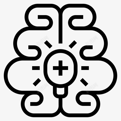 医疗创新大脑科技svg_新图网 https://ixintu.com 医疗 创新 大脑 科技 老龄化 社会
