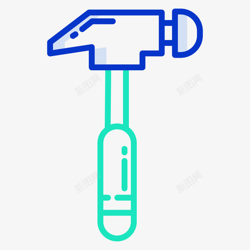 电锤24号电工外形颜色svg_新图网 https://ixintu.com 电锤 24号 电工 外形 颜色